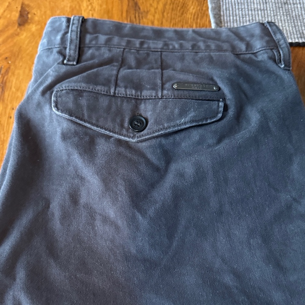 Men's Burberry Brit charcoal gray pants